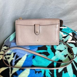 Kate Spade Jackson Small Tab Crossbody, taupe/gray